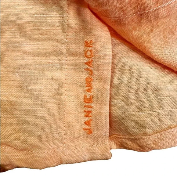 Janie & Jack | Boys’ Linen Button Down Shirt (2T) 🧡 - Picture 3 of 5